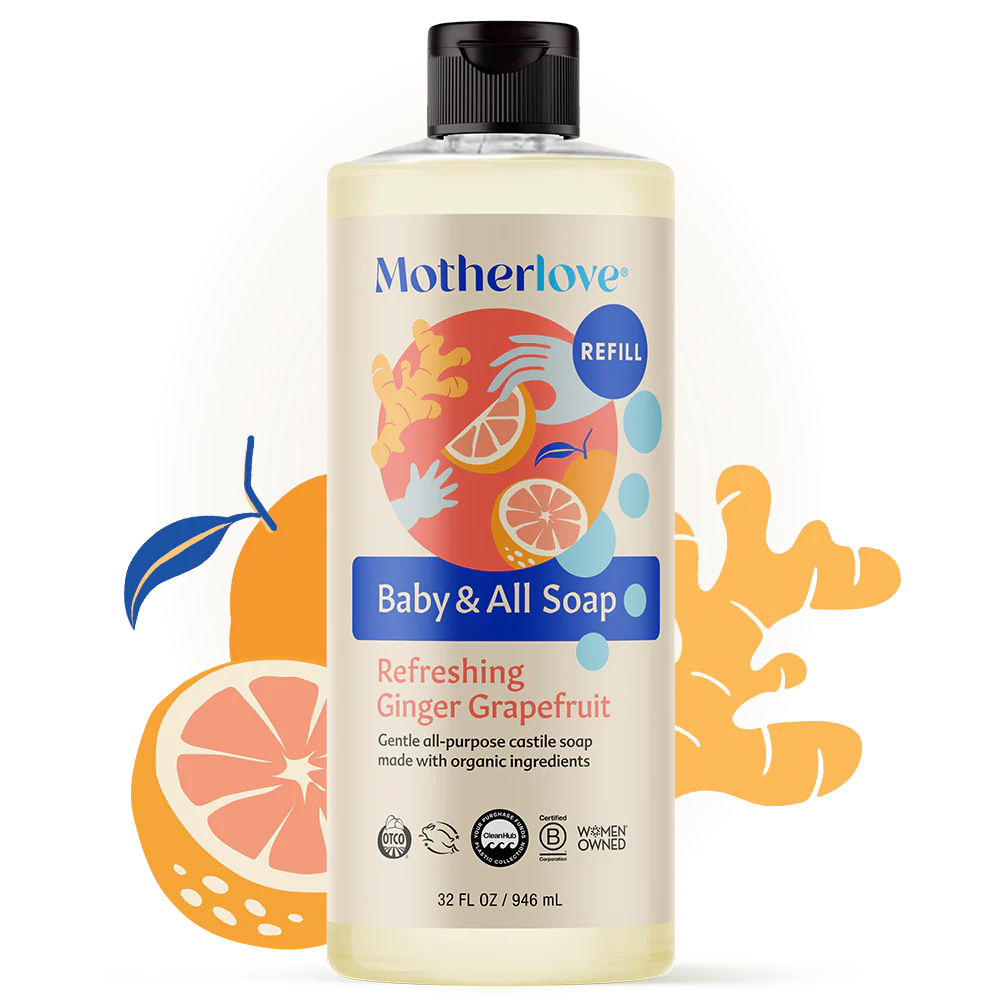 Baby & All® Soap - Refreshing Ginger Grapefruit - Image 3