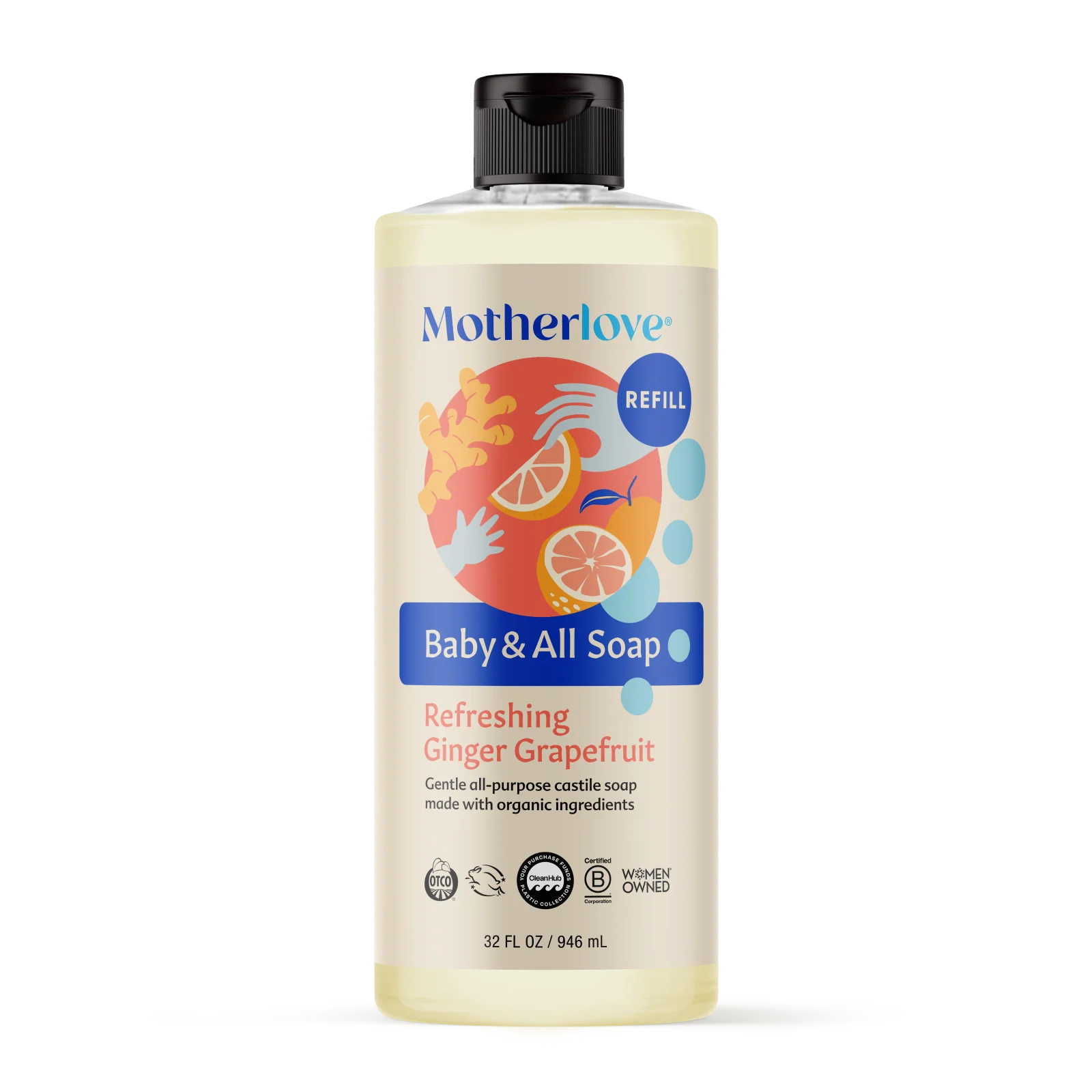 Baby & All® Soap - Refreshing Ginger Grapefruit - Image 4