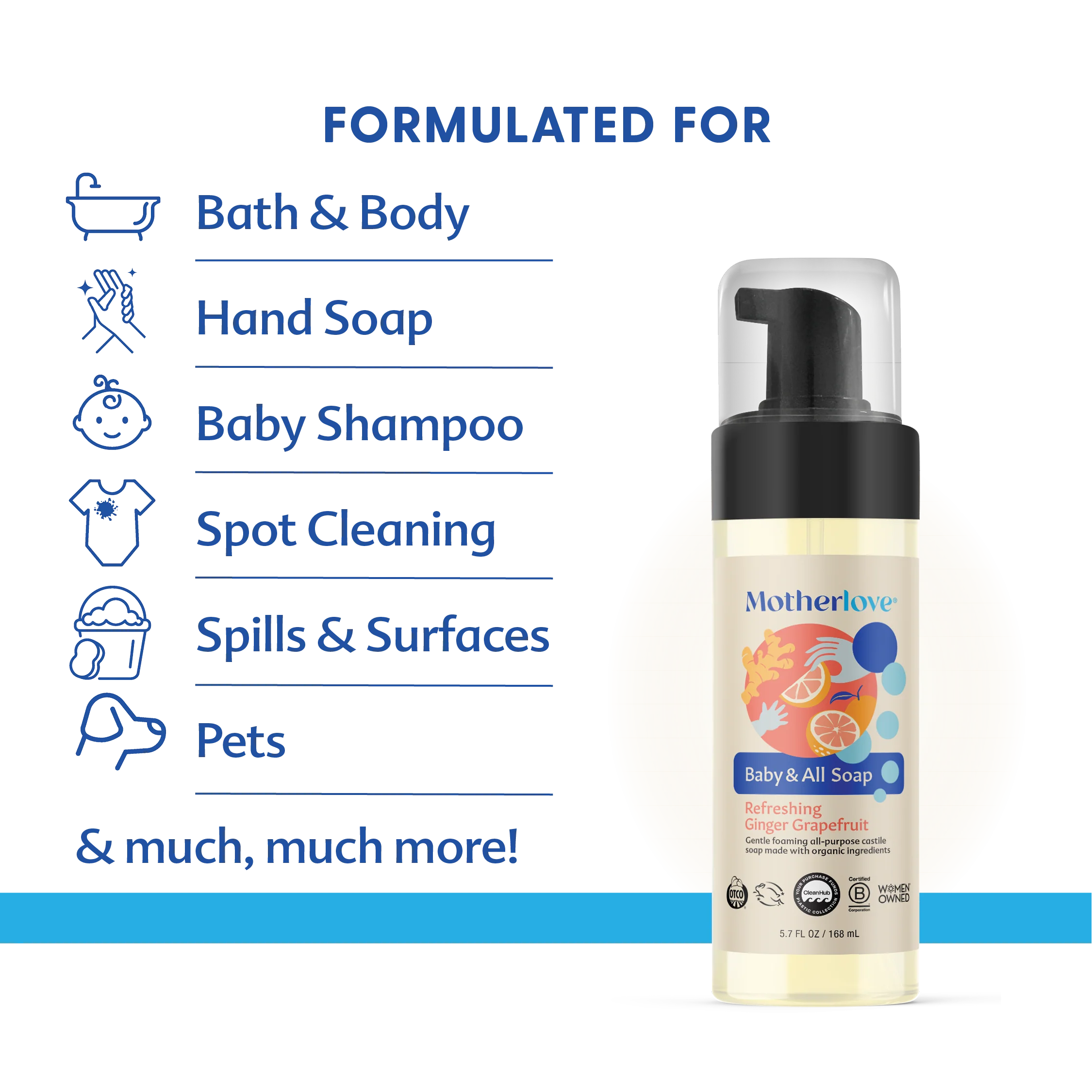 Baby & All® Soap - Refreshing Ginger Grapefruit - Image 7